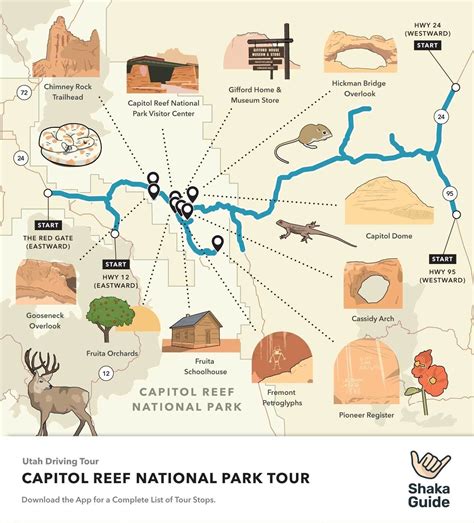 Utah mighty 5 maps – Artofit