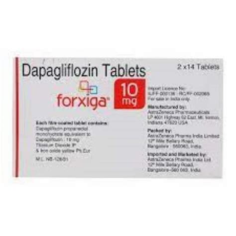 Forxiga Dapagliflozin Mg Tablets Packaging Size X At Rs Box