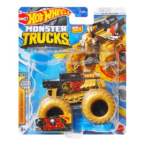 Carrinho Hot Wheels Bone Shaker Monster Trucks Mattel Escala 1 64 HLR98 Shopee Brasil