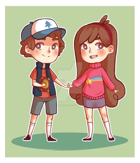 Dipper And Mabel Gravity Falls By Pukaaparanoid On Deviantart