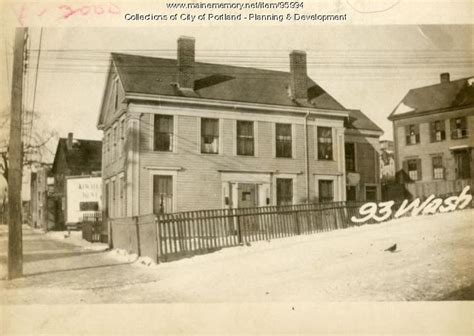 Washington Avenue Portland Maine Memory Network