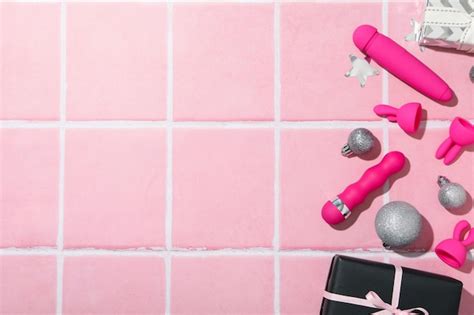 Premium Photo Sex Toys With Christmas Gifts On The Background