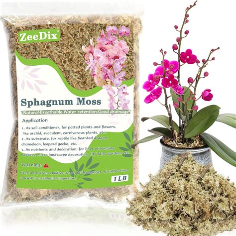 ZeeDix Sphagnum Moss Mezcla De Tierra Para Macetas De Plantas