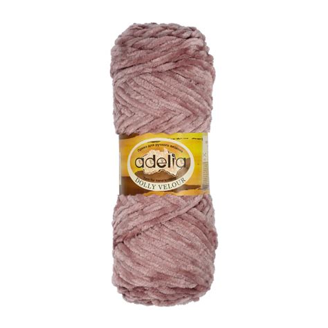 Пряжа ADELIA "DOLLY VELOUR" плюшевая 100% микрополиэстер 5 шт х100 г 93 ...