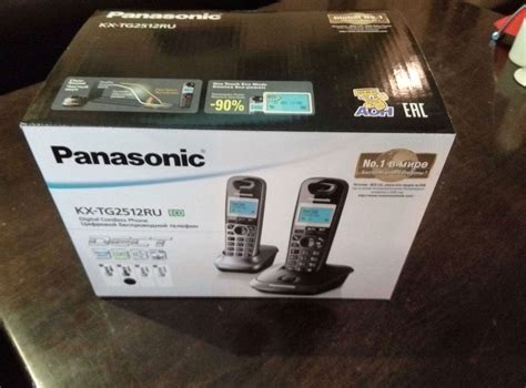 Радиотелефон Panasonic KX-TG2512RU2 — купить в интернет-магазине ОНЛАЙН ...