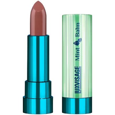 LUX visage люкс визаж Mint Balm Помада бальзам для губ тон Nude Mood купить за руб