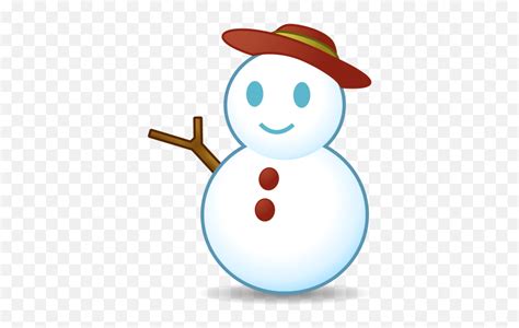 Snowman Without Snow Emoji For Facebook Snowmansnow Emoticon Free