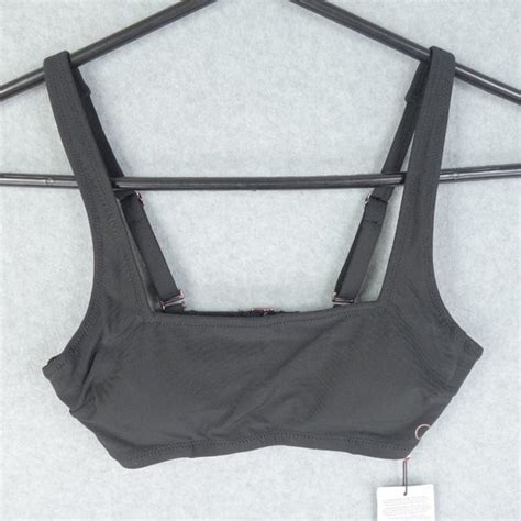 Calia Swim Calia Carrie Underwood Bikini Top Womens Extra Small Black Built In Underwire
