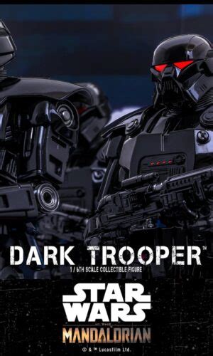 Hk St Batch Hot Toys Star Wars The Mandalorian Dark Trooper Action Figure Tms Sugo