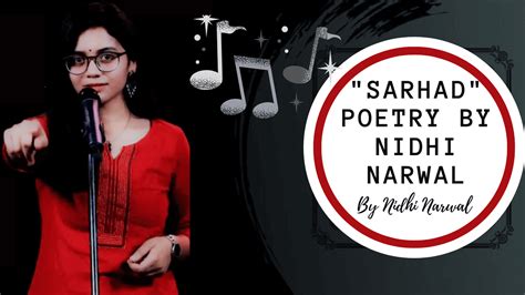 Sarhad Poetry By Nidhi Narwal Sarhadein Ke Updar Ke Poetry Nidhi