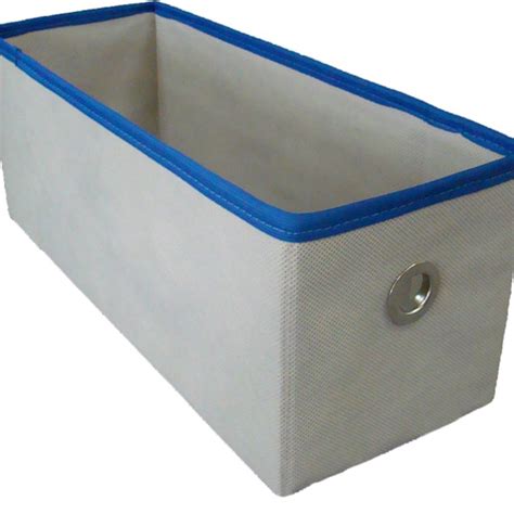 Caixa Organizadora De Tecido Organibox C Ilhós De 14x15x38cm Leroy