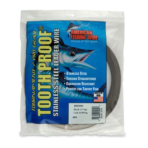 Поводковый материал AFW Tooth Proof Stainless Steel Leader Wire Camo