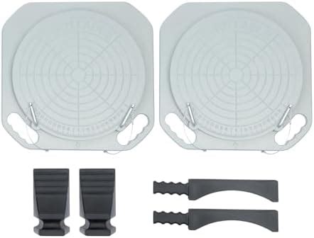 Amazon Pcs Wheel Alignment Tool Turn Plates Rotating