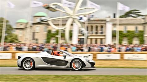 Lanzante McLaren P1 Spider Waves Its Door To The Crowd At Goodwood