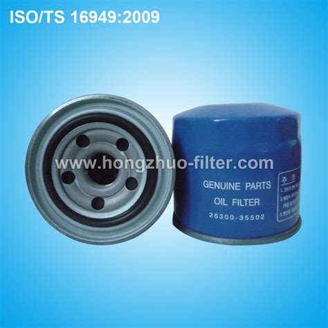 China Good Quality Oil Filter 26300 35502 China Oil Filter Engine