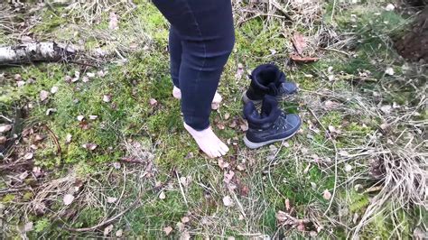 Barefeet Titslapping In The Woods Slaps Feat Bouncy Tits Action By Faphouse Xhamster