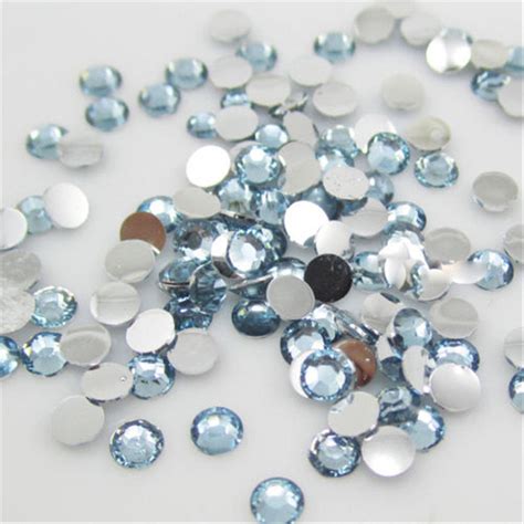 Amazon 10000 Pcs 3mm 14 Facets Resin Round Rhinestone Flat Back