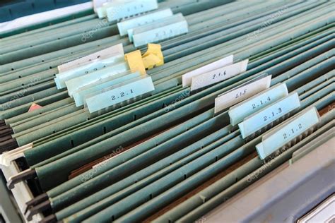 File folders in a filing cabinet — Stock Photo © Jat306 #75166193