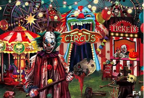 Creepy Circus Tent Clown Clip Art, 46% OFF