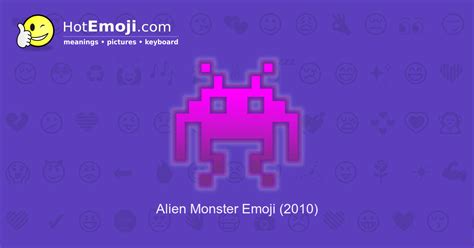 👾 Alien Monster Emoji Meaning With Pictures From A To Z