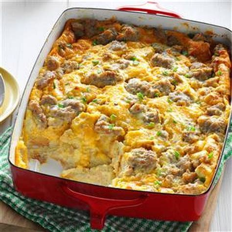 Overnight Egg Casserole Recipe Breakfast And Brunch With Bread