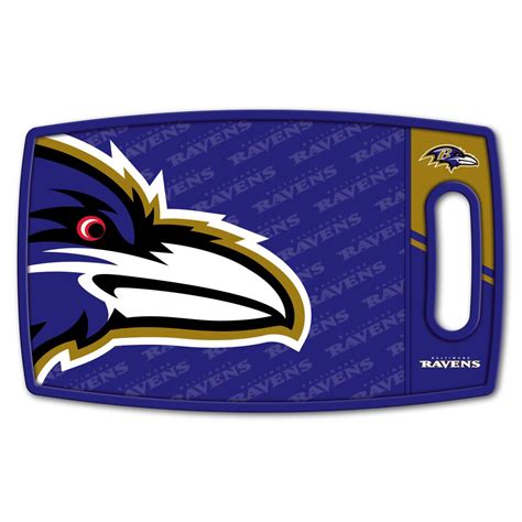 Officially Licensed Nfl Baltimore Ravens Logo Series Cutting Board