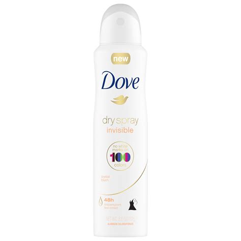 Dove Antiperspirant Deodorant Crystal Touch Invisible Dry Spray 38 Oz