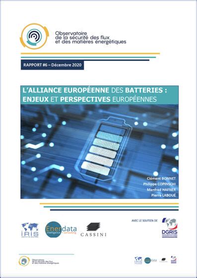 Lalliance Europ Enne Des Batteries Enjeux Et Perspectives