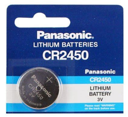 CR2450 Battery Panasonic CR 2450 3V Coin Cell Battery