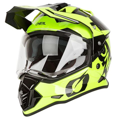 O Neal Casco Adventure Sierra R Giallo Fluo Nero Maciag Offroad