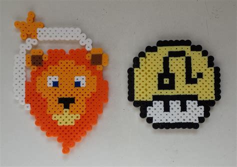 Week 8 Day 55 Zodiac Leo Perler Beads 365 Day Challenge Hama