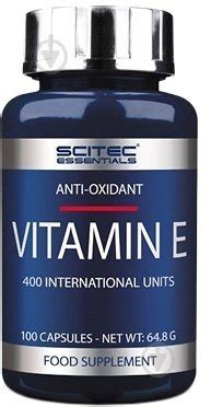 ᐉ Витамины Scitec Nutrition Vitamin E • Купить в Киеве, Украине ...