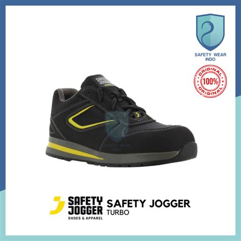 Jual Sepatu Safety Safety Jogger Turbo Hitam Ujung Komposit