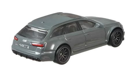 Машинка Premium Hot Wheels 17 Audi RS 6 Avant Fast Wagons 1 64 GRJ65 Dark Grey купити в