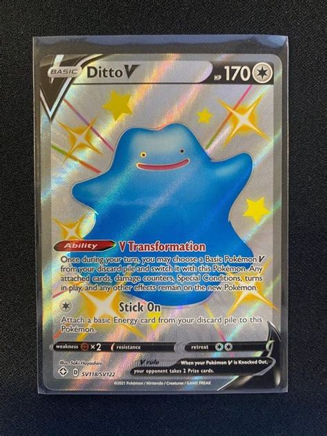 Ditto V Shiny Fullart Shining Fates Kaufen Auf Ricardo