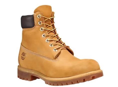 Timberland Mens Classic 6 Inch Premium Waterproof Boots Wheat Nubuck £