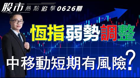 【股市熱點追擊】｜恆指弱勢調整，中移動短期有風險？26 06 2024 ｜ 恆指分析hsi 低位彈｜ 個股點評： 美團 中芯國際 中國移動 麥當勞 博通｜ 港股 美股｜黎sir港股經濟漫聊