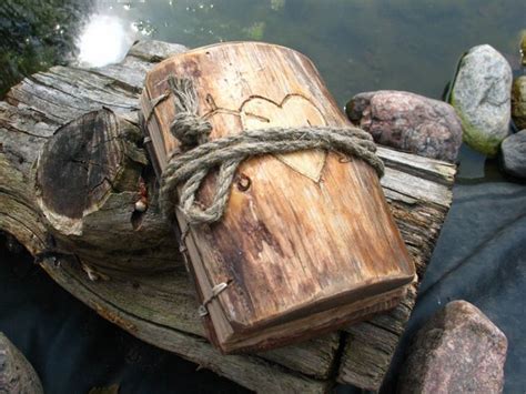 Книги для записей с массивной деревянной обложкой из натуральной сосны ...