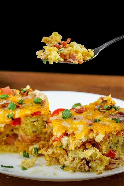easy breakfast casserole with tater tots 9