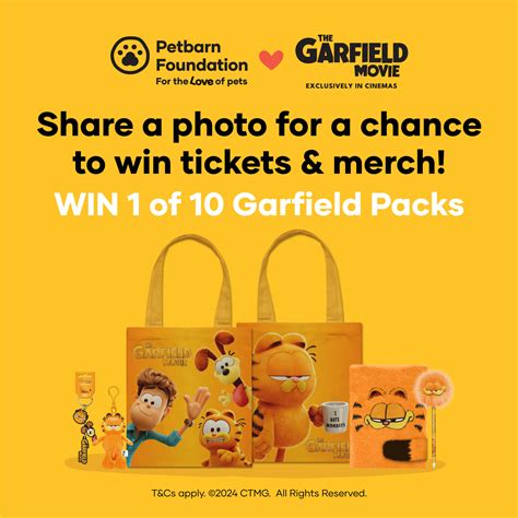 Does your cat have the Garfield cattitude? WIN 1 of 10 Garfield Packs