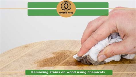 how to clean stains on wood