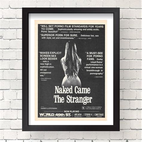 Naked Came The Stranger Adult Vintage Advertisement Print Etsy