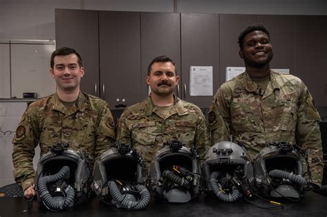 Afe Airmen Inspect Hgu P Helmets Moody Air Force Base Article