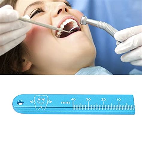 Dental Ruler Endo Gauge Endo Ruler Aluminium Alloy Oral Gauge