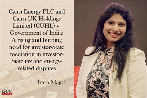 Cairn Energy Plc And Cairn Uk Holdings Limited Cuhl V Government Of
