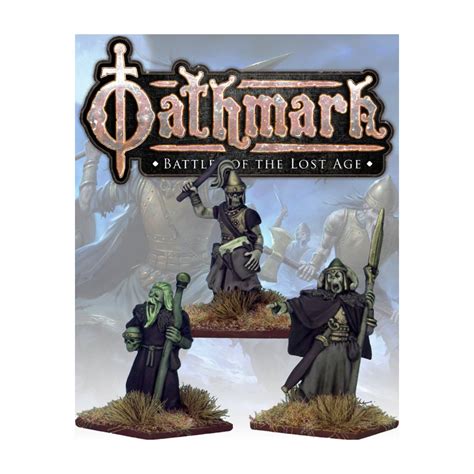 Buy Oathmark Necromancer Undead King And Drummer North Star Miniatures Games