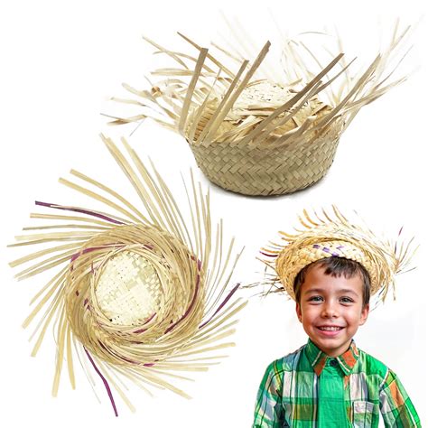 Chapeu De Palha Para Criança - Chapéu de Palha Desfiado Infantil Festa Junina Caipira Criança | Shopee ...