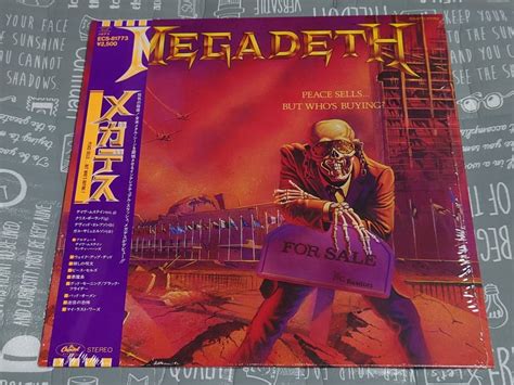 ジャンク メガデス PEACE SELLS BUT WHO S BUYING LPレコード ECS 81773 国内盤 MEGADETH