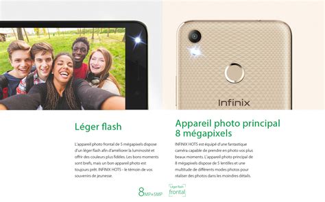 Infinix Hot X C Ecran Hd M Moire Go Ram Go Dual Sim G Empreinte Digitale