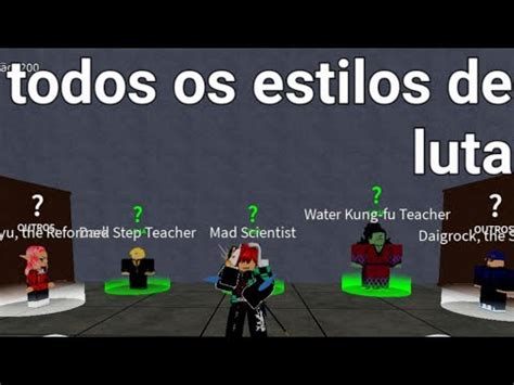 Como Pegar Todos Os Estilos De Luta Do Blox Fruits YouTube